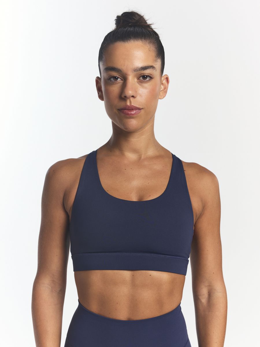 חזיית ספורט גב x מבד nero