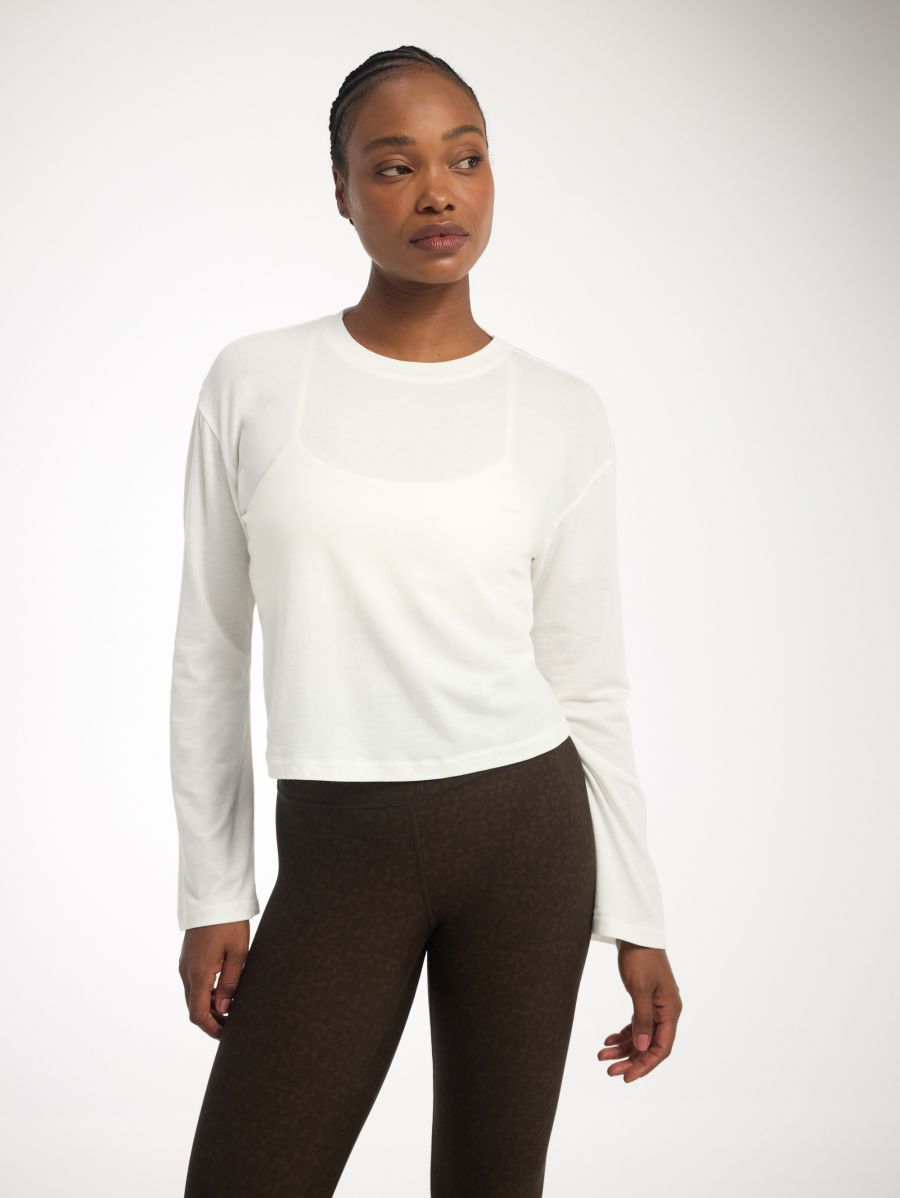 חולצת פימה שרוול ארוך עם פתח בגב