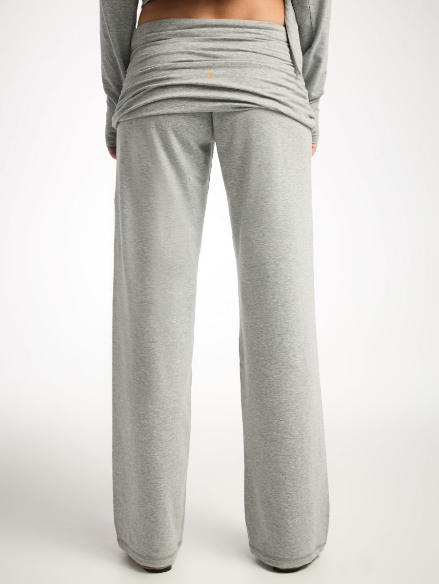 מכנסי יוגה רחבים מבד gaia