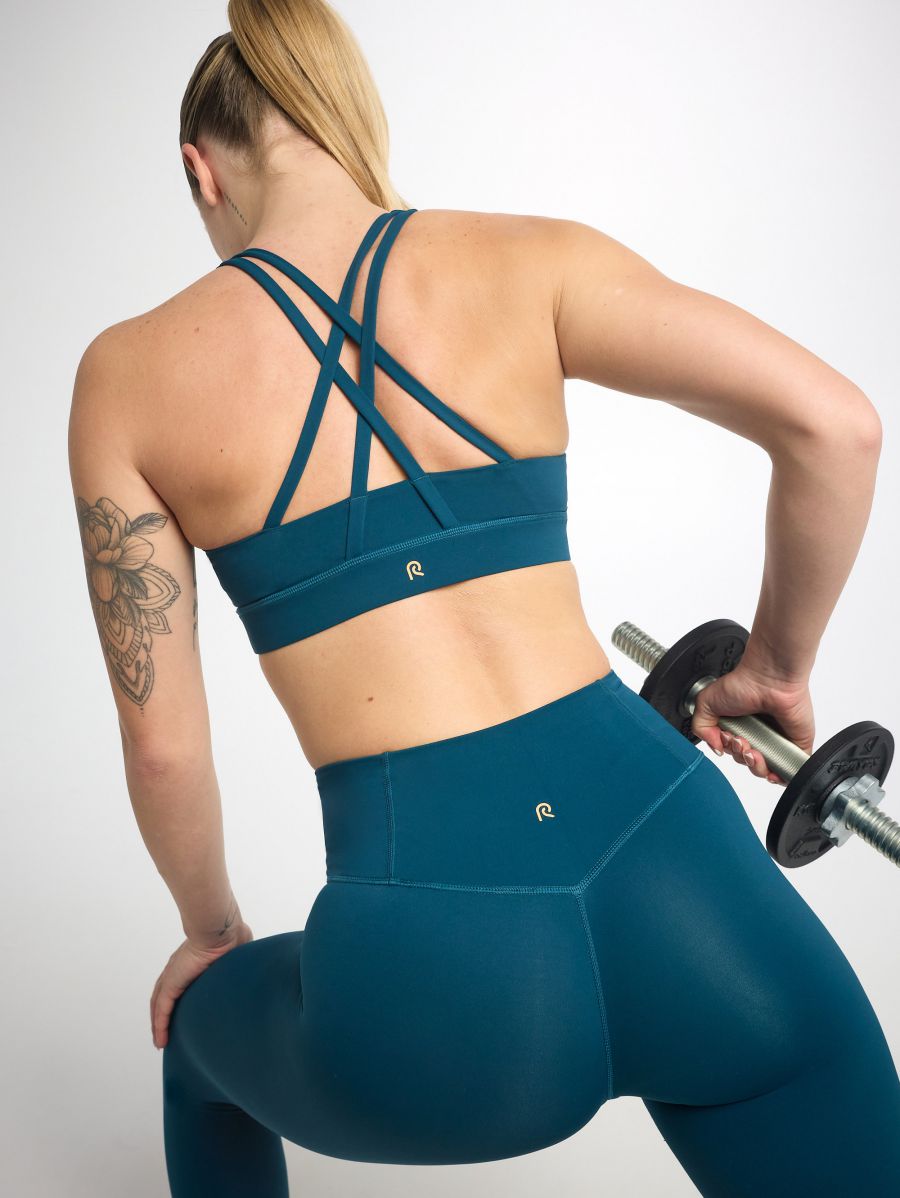 חזיית ספורט גב x מבד nero