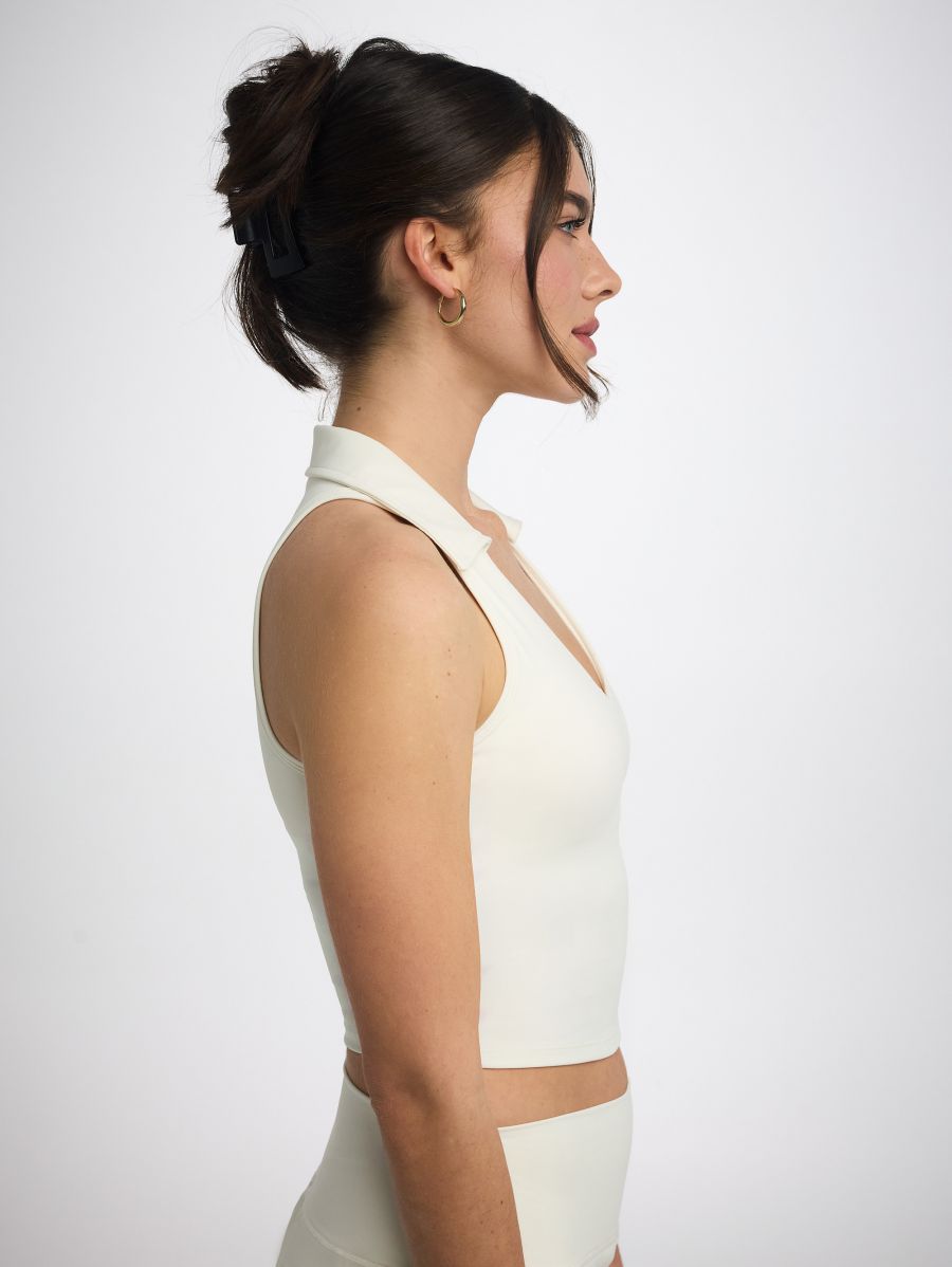 גופיית פולו עם חזייה פנימית מבד ilios