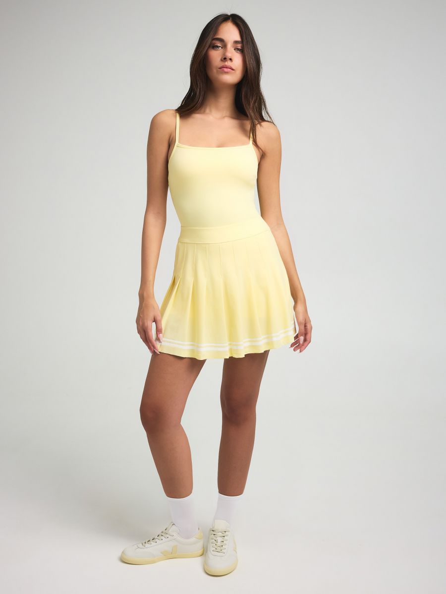 שמלה עם טייץ מובנה מבד ilios