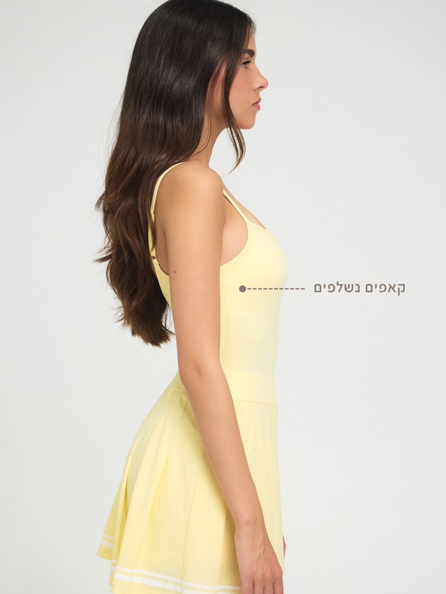 שמלה עם טייץ מובנה מבד ilios