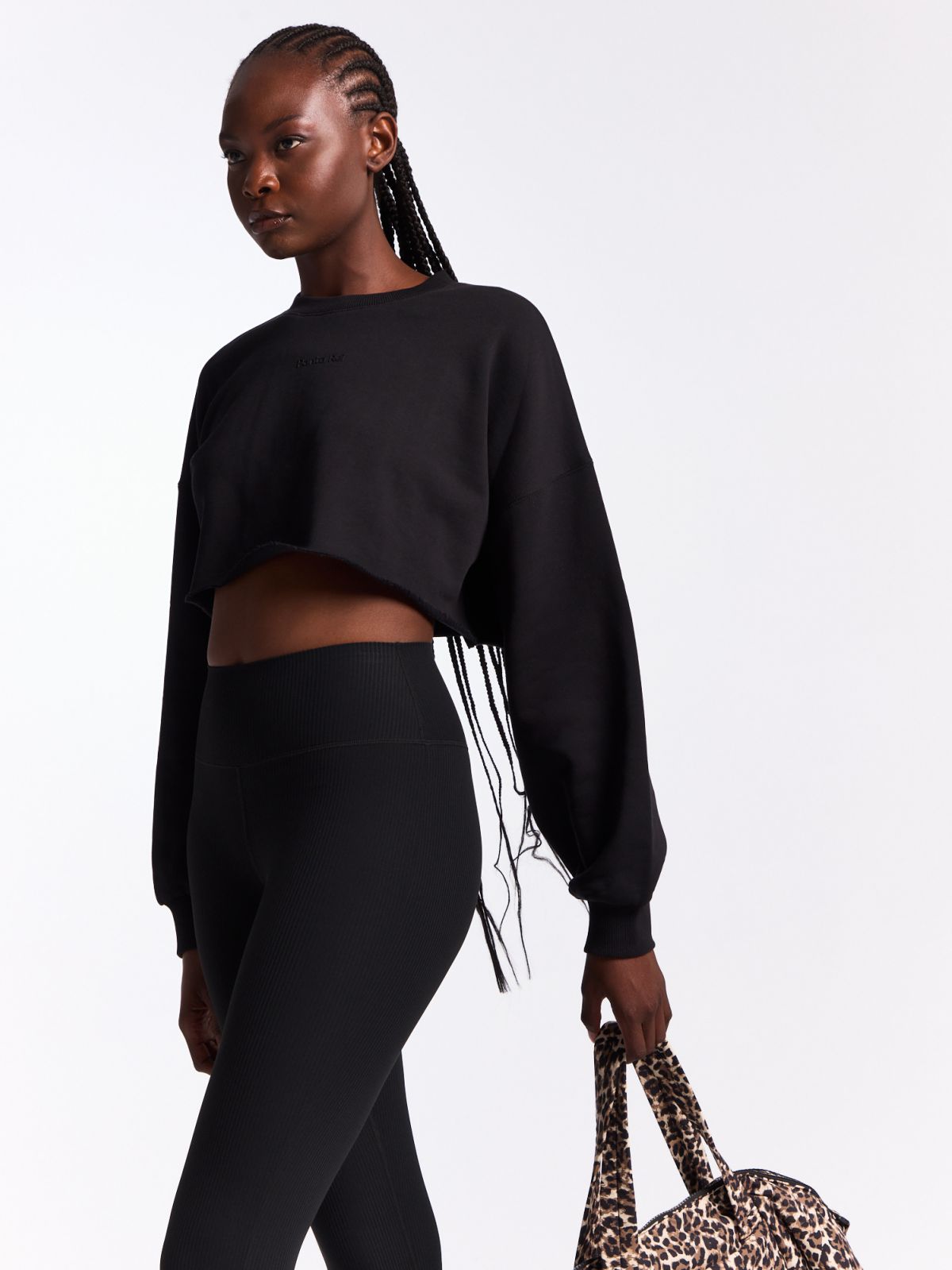 סווטשירט רחב קרופ