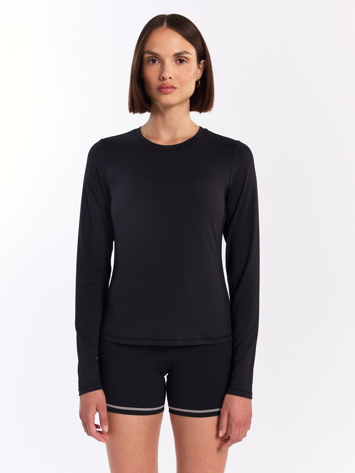 חולצת אימון שרוול ארוך מנדפת זיעה