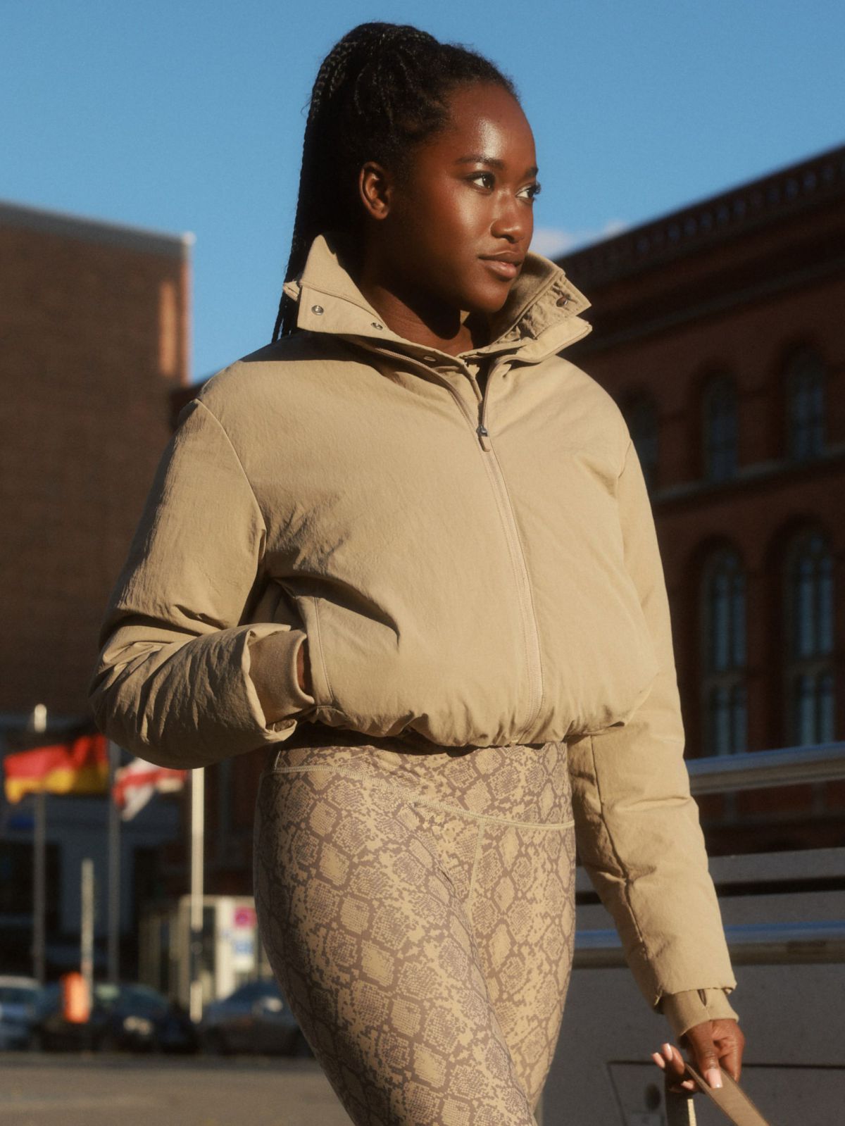 מעיל בומבר ניילון