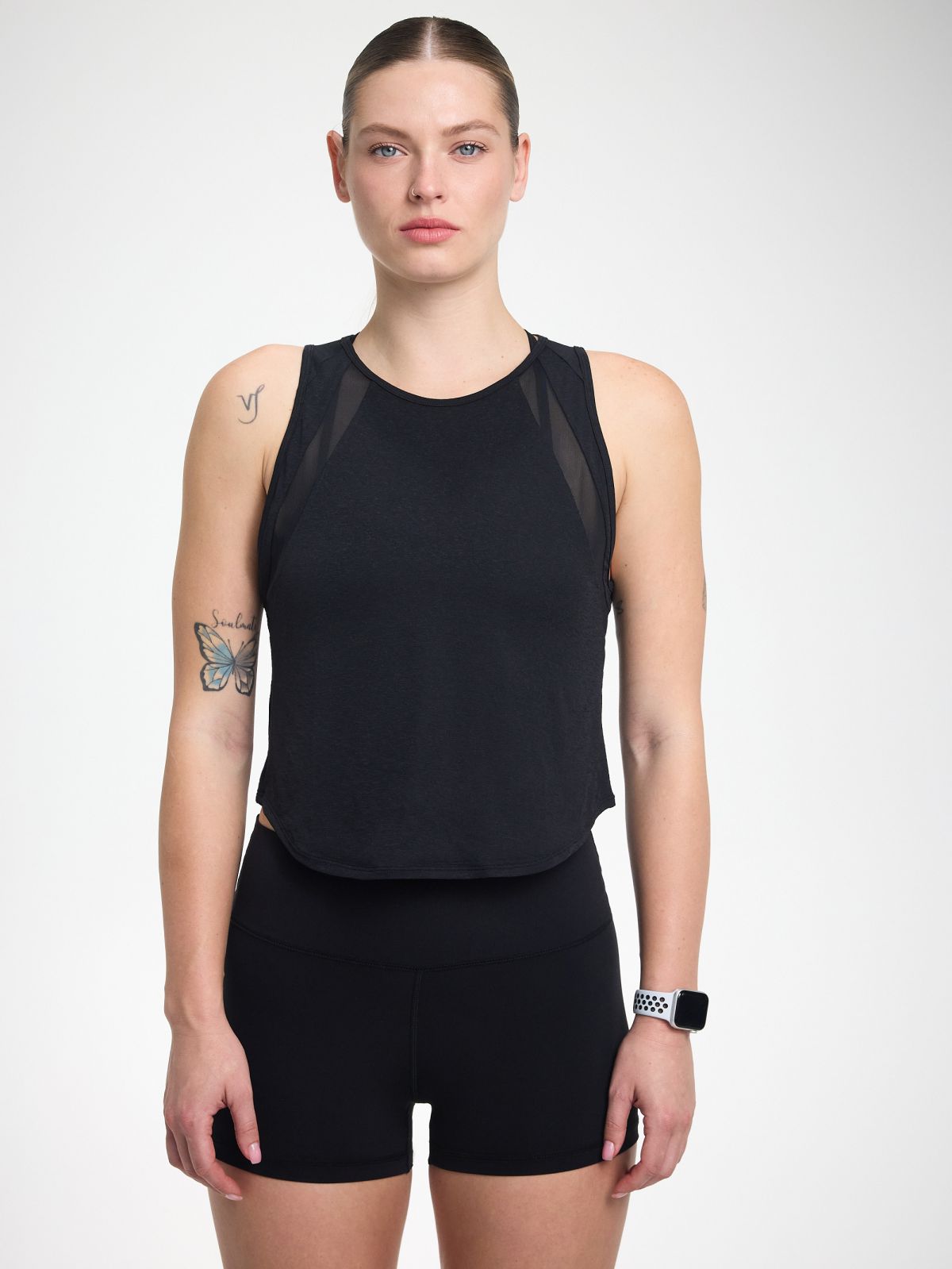 גופיית קרופ בשילוב מאש