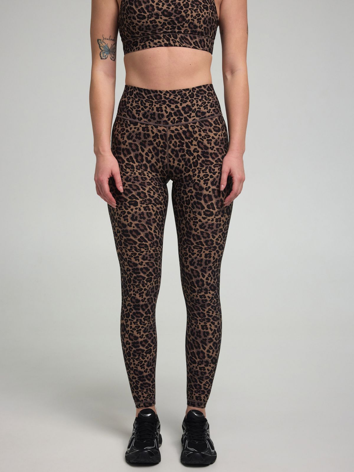 טייץ בגזרה גבוהה באורך ”28 מבד nero