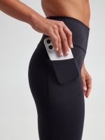 טייץ עם כיסים squat proof אורך ”25 מבד nero