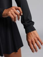 חולצת קרופ עם שרוול ארוך