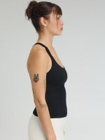 גופיית אימון ריב מבד seamless
