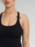 גופיית אימון ריב מבד seamless