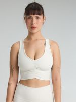 חזיית ספורט Longline עם כיווצים מבד ilios