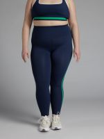 טייץ פסים squat proof באורך ”28 מבד nero