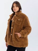 ג’קט חמים מבד sherpa