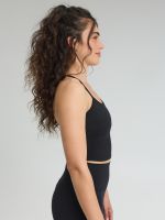 גופיית קרופ עם חזיה מובנית גב Y מבד ilios