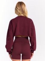 סווטשירט רחב קרופ