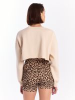 סווטשירט רחב קרופ