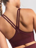 חזיית ספורט גב V מבד nero