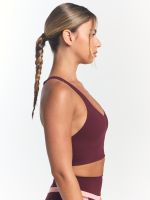 חזיית ספורט גב V מבד nero