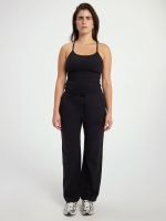 גופייה עם כיווצים וחזייה מובנית מבד ilios