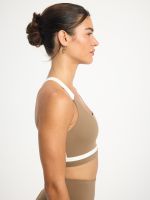 חזיית ספורט קולור בלוק מבד ilios