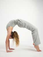 מכנס ישר עם שרוך מבד ilios