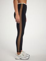 טייץ קולור בלוק אורך ”25 מבד nero