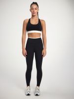 טייץ קולור בלוק אורך ”25 מבד nero