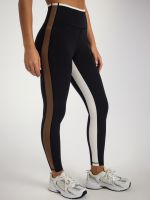 טייץ קולור בלוק אורך ”25 מבד nero