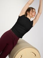 חולצה שרוול קצר עם כיווץ מבד ilios