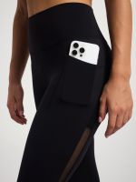 טייץ כיס מאש באורך ”25 מבד nero