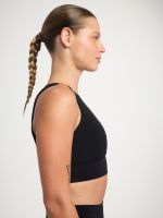 חזיית ספורט לונגליין מאש מבד nero