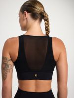 חזיית ספורט לונגליין מאש מבד nero