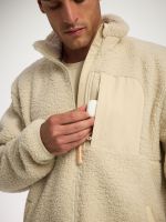 ג’קט חמים מבד sherpa