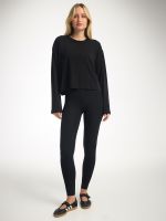 חולצת פימה שרוול ארוך עם פתח בגב