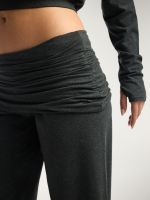 מכנסי יוגה רחבים מבד gaia