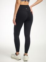 טייץ עם פס אורך ”25 מבד nero