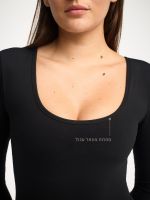 אוברול בגזרה מתרחבת שרוול ארוך אורך ”28 מבד ilios