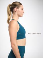 חזיית ספורט גב x מבד nero