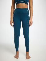 טייץ פסים בגזרה גבוהה אורך ”25 מבד ilios