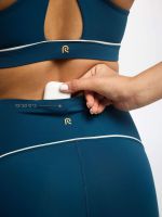 טייץ פסים בגזרה גבוהה אורך ”25 מבד ilios