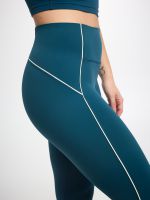 טייץ פסים בגזרה גבוהה אורך ”28 מבד ilios