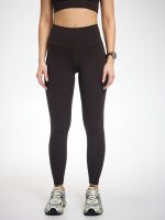 טייץ בגזרה גבוהה באורך ”25 מבד nero