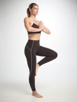 טייץ פסים בגזרה גבוהה אורך ”28 מבד ilios