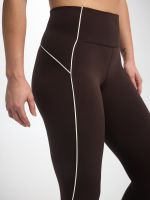 טייץ פסים בגזרה גבוהה אורך ”28 מבד ilios