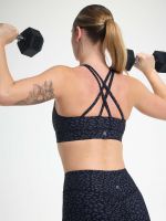 חזיית ספורט גב x מבד nero