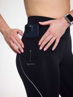 טייץ עם כיסים ורפלקטור אורך ”28 מבד nero