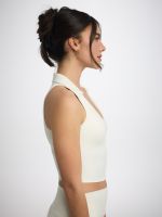 גופיית פולו עם חזייה פנימית מבד ilios