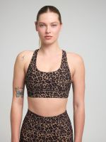 חזיית ספורט גב x מבד nero